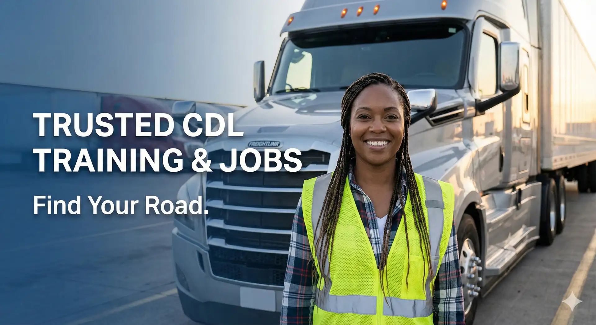 FMCSA verified CDL school classroom with students learning truck driving